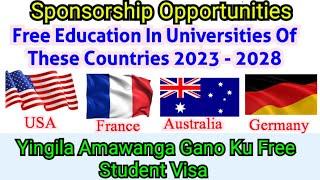 Australia & USA  Free Education For International Students  Tuition Free Universities in Germany