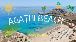 Agathi Beach- Rhodes Greece 06.2024- Drone Views 135