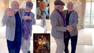 Sir Ian McKellen Dances With Anthony Hopkins In Matching Checkered Jackets In Adorable Video