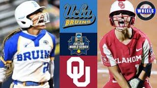 #2 UCLA vs #1 Oklahoma Highlights  2021 WCWS Elimination Game  College Softball Highlights