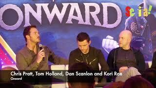 Chris Pratt Tom Holland on Onward and Magic