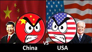 USA vs China -  North America and Asia Country Comparison