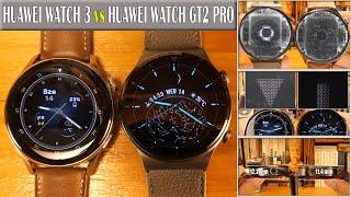 Huawei Watch 3 vs Huawei Watch GT 2 Pro - look and microscopic details