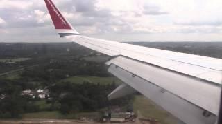 Hard and Fast Landing Gatwick Airport