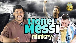 Lionel Messi Voice Imitation️imitacion de voz de lionel messi de la india  Mahesh Kunjumon