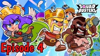 Squad Busters -Ep. 4 Barbarian King Archer Queen & Hog Rider Gameplay  Android Apk #squadbusters