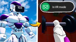 Noob To Pro With VIRTUAL REALITY In Gym League