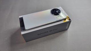 Tecno Spark 20 Pro Plus Unboxing & Camera Test  Retail Unit  Lunar Frost Colour