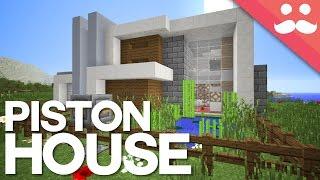 The LARGE Minecraft Piston House