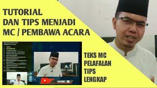 CARA MENYUSUN TEKS MC  PEMBAWA ACARA DILENGKAPI TEKNIK PELAFALAN DAN TIPSNYA