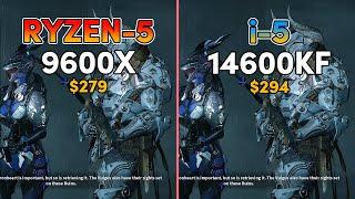 RYZEN-5 9600X vs i5-14600KF FHD Game Comparison