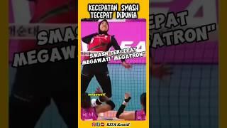 Smash petir inilah kecepatan smash megawati megatron#volleyball #trending