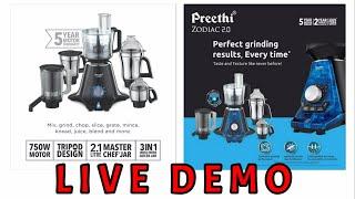 Preethi Zodiac 2.0 750-Watt Mixer Grinder VS Preethi Zodiac MG 218 Mixer Grinder 750W 5 Jars