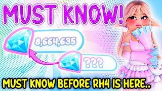 YOU NEED TO KNOW THIS BEFORE RH4 IS RELEASED.. Royale High Roblox