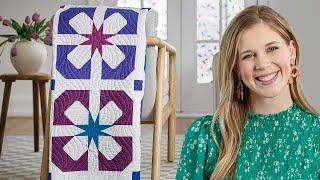 How to Make a Sweet Violet Quilt - Free Quilting Tutorial