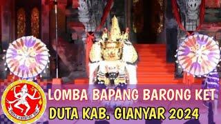 L0MBA BAPANG BARONG DUTA KABUPATEN GIANYAR PESTA KESENIAN BALI 2024