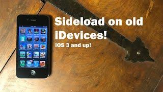 How to sideload appsIPA files on old iOS Devices iOS 3 and up Windows