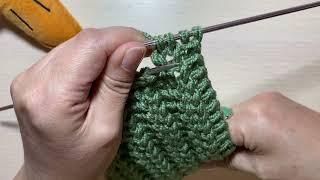 РЕЗИНКА ТОЛЬКО ЛИЦЕВЫМИ ПЕТЛЯМИ В ОДИН РЯД Всё гениальное - просто #узор #knitting #объёмный
