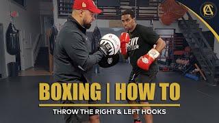 Boxing  How to throw the Right & Left Hooks  Coach Anthony Boxing