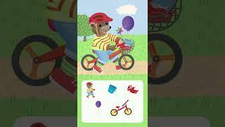 Petit Ours Brun sur sa draisienne #enfants #apprendre #histoire #vélo