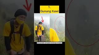 gunung paling angker di indonesiaserem  #shorts