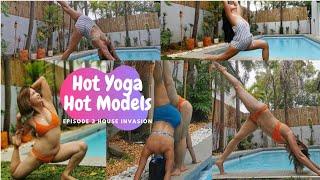 Hot Yoga Hot Models  Photo Shoot  Continuation of House Invasion Episode 3