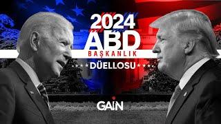 Donald Trump - Joe Biden 2024 ABD Başkanlık Düellosu Şimdi GAİNde