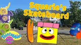 Teletubbies and Friends Segment Squaries Skateboard + Magical Event Magic Wind Chimes