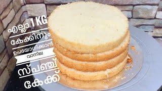 എല്ലാ കേക്കിനും പറ്റുന്ന വാനില സ്പഞ്ച് കേക്ക് #vanillaspongecake #vanillacake