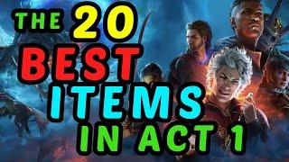 The 20 BEST ITEMS in Act 1 - Baldurs Gate 3 Honour Mode Guide