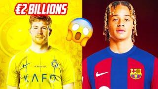 CRAZY TRANSFER MARKET  €2 BILLIONS for PLAYERS XAVI SIMONS COMEBACK to BARCELONA?