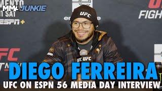 Diego Ferreira Excited to Finally Fight in Front of Fans It Brings the Best of Me  UFC St. Louis