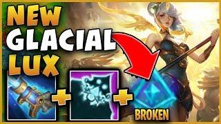 NEW GLACIAL AUGMENT LUX IS SO BROKEN? BETTER PLAY THIS BEFORE ITS NERFED PATCH 9.12