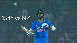 virat kohli 154* vs NZ Batting highlights  Kohli s best knock vs NZ 