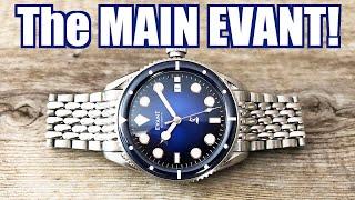 Evant Tropic Diver 39 Royal Blue Automatic - Perth WAtch #419