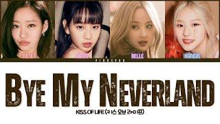 KISS OF LIFE 키스 오브 라이프 Bye My Neverland 안녕네버랜드 Color Coded Lyrics  Rom  Han  Eng