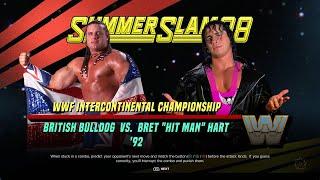 WWE 2K24  British Bulldog vs. Bret Hit Man Hart  Intercontinental Championship