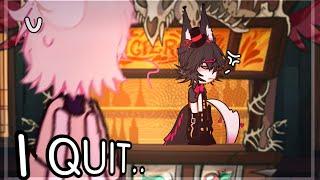   I QUIT .  Husk + the rest of the cast  Hazbin Hotel Gacha