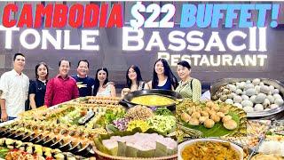 Explore Cambodia $22 Best Buffet At Tonle Bassac Restaurant With Lots Of  Food Selections