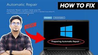 101% FIX  Blue Screen Automatic Repair Issue  Fix Startup Repair Couldn’t Repair In Win 1011