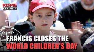 Pope Francis closes the World Childrens Day with a catechetical homily
