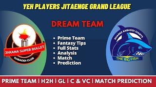 JSB VS SKG  JSB vs SKG DREAM11 Team Prediction  JSB vs SKG Dream Team  JSB vs SKGDream11 Team