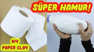 BU HAMURLA HAYALİNİZİN GÖTÜRDÜĞÜ YERE GİDİN Kağıt Hamuru Nasıl Yapılır? How To Make Paper Clay