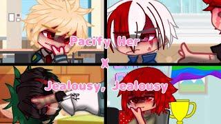 Pacify Her X Jealousy Jealousy  MHA Angst  Midoryia Bakugo Kirishima & Todoroki  Some Mistakes