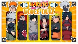 NARUTO VOICE QUIZ ️ Guess the naruto character  NarutoNaruto Shippuden Quiz