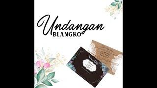 Undangan Blangko - Lorent Printing