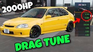 2000HP Honda Civic Ek9 Drag Tune in CPM2  Car Parking Multiplayer 2