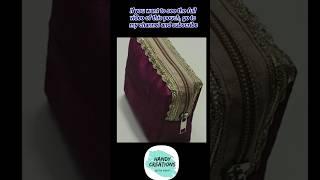 पाउच बनाएं बस चुटकियों में ll Easy method Essential pouch