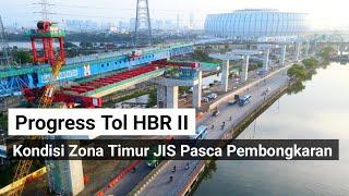 kondisi zona timur jis pasca pembongkaran rumah untuk tol HBR II jakarta international stadium