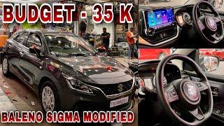 Maruti Baleno Sigma Modified Under 35K  Baleno Modified  Baleno Modification  New Baleno 2024 